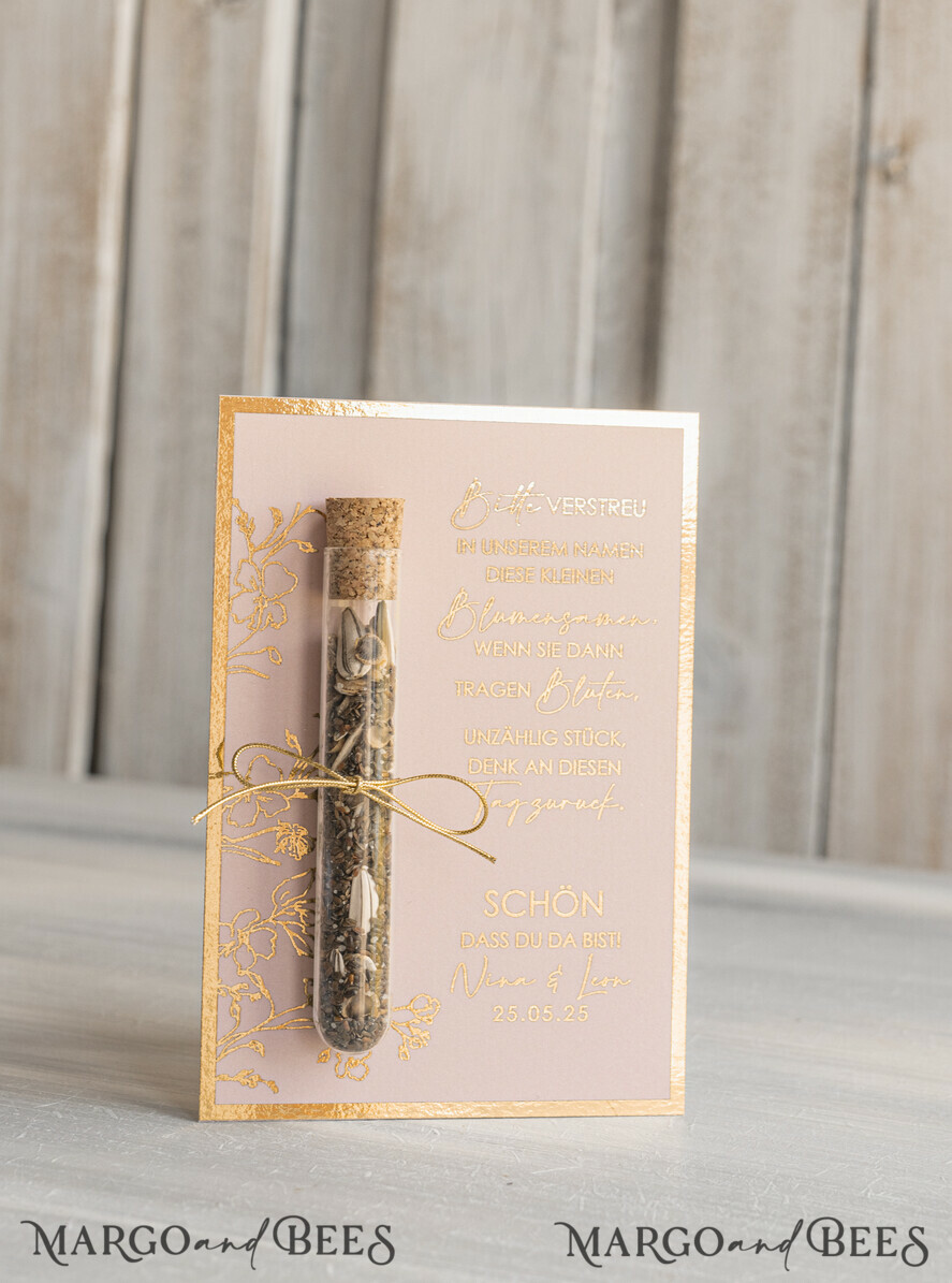 WEDDING FAVORS gastgeschenke hochzeit Personalisierte Gastgeschenke Hochzeit mit Blumensamen Reagenzglas, personalisiert Gastgeschenk Hochzeit Samen handgemachte Gastgeschenk Hochzeit Brautpaar