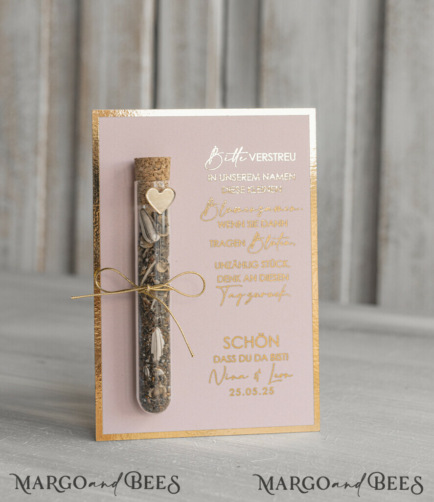 WEDDING FAVORS gastgeschenke hochzeit Personalisierte Gastgeschenke Hochzeit mit Blumensamen Reagenzglas, personalisiert Gastgeschenk Hochzeit Samen handgemachte Gastgeschenk Hochzeit Brautpaar