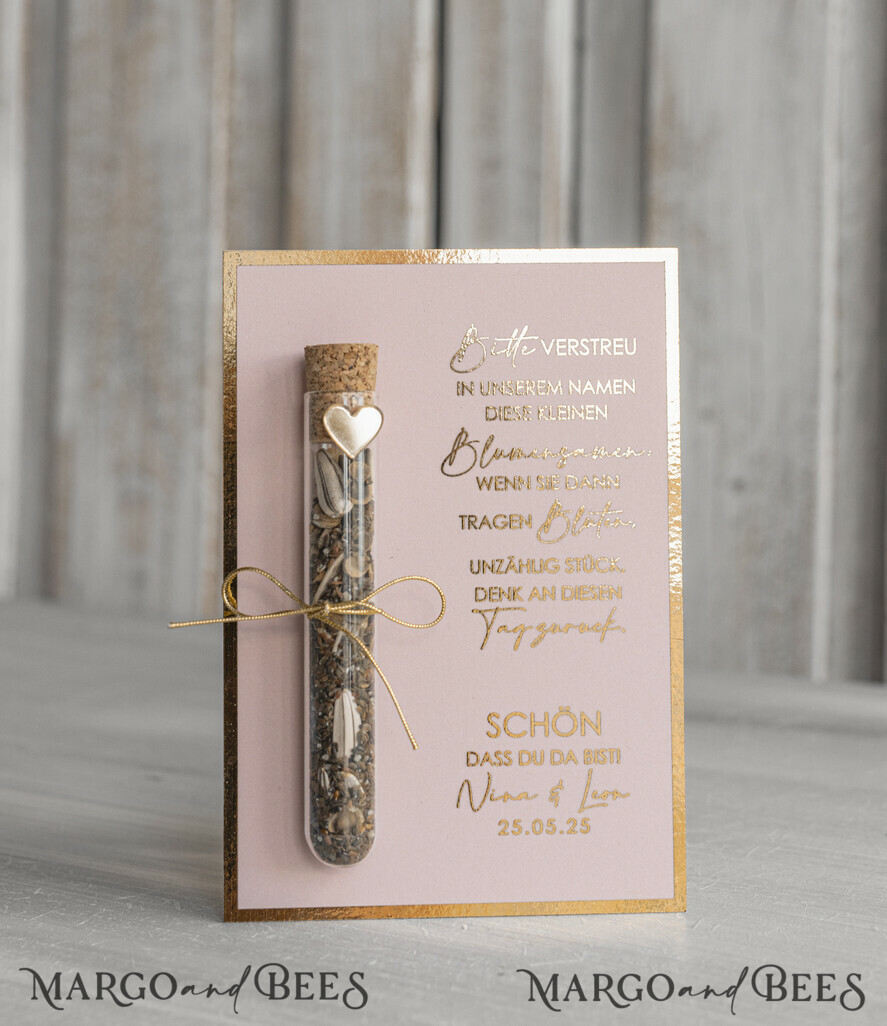 WEDDING FAVORS gastgeschenke hochzeit Personalisierte Gastgeschenke Hochzeit mit Blumensamen Reagenzglas, personalisiert Gastgeschenk Hochzeit Samen handgemachte Gastgeschenk Hochzeit Brautpaar