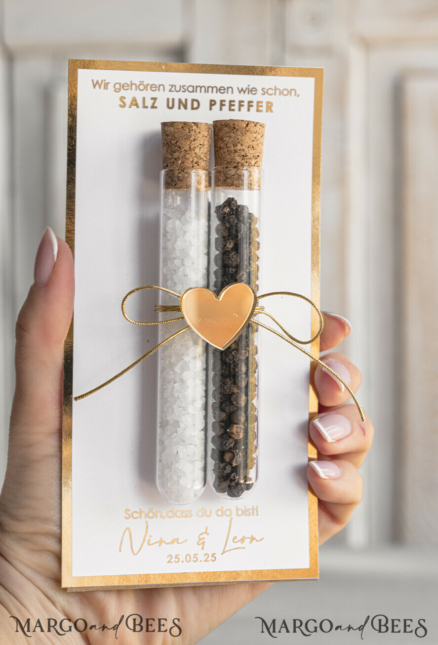 WEDDING FAVORS gastgeschenke hochzeit GastgeschenkeHochzeit wir gehoren zusammen wie Salz Pfeffer Gastgeschenk Pfeffer & Salz für Eure Hochzeitsgäste , Gastgeschenk Hochzeit Brautpaar Pfeffer & Salz mit Name