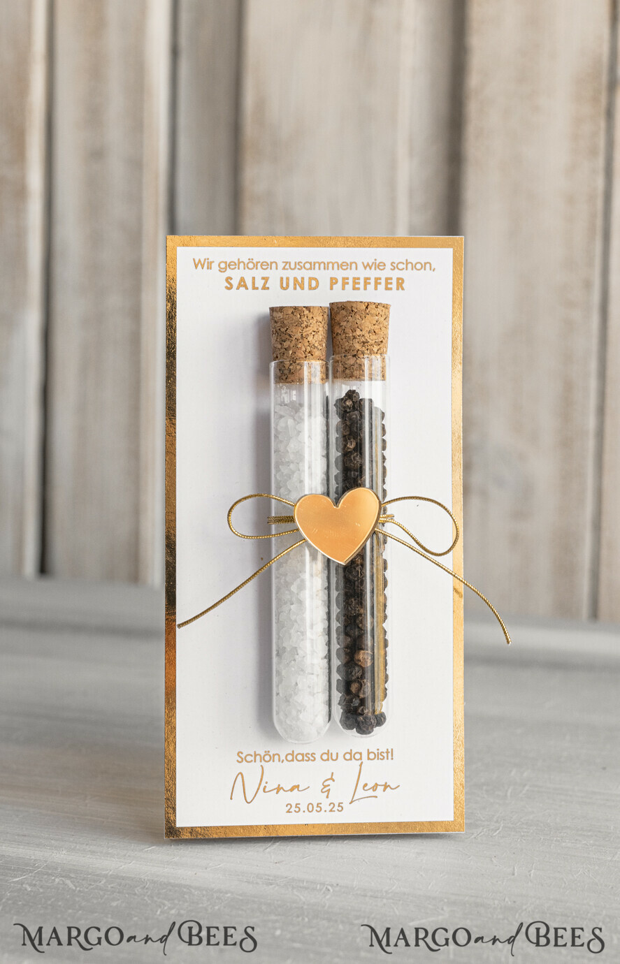 WEDDING FAVORS gastgeschenke hochzeit GastgeschenkeHochzeit wir gehoren zusammen wie Salz Pfeffer Gastgeschenk Pfeffer & Salz für Eure Hochzeitsgäste , Gastgeschenk Hochzeit Brautpaar Pfeffer & Salz mit Name