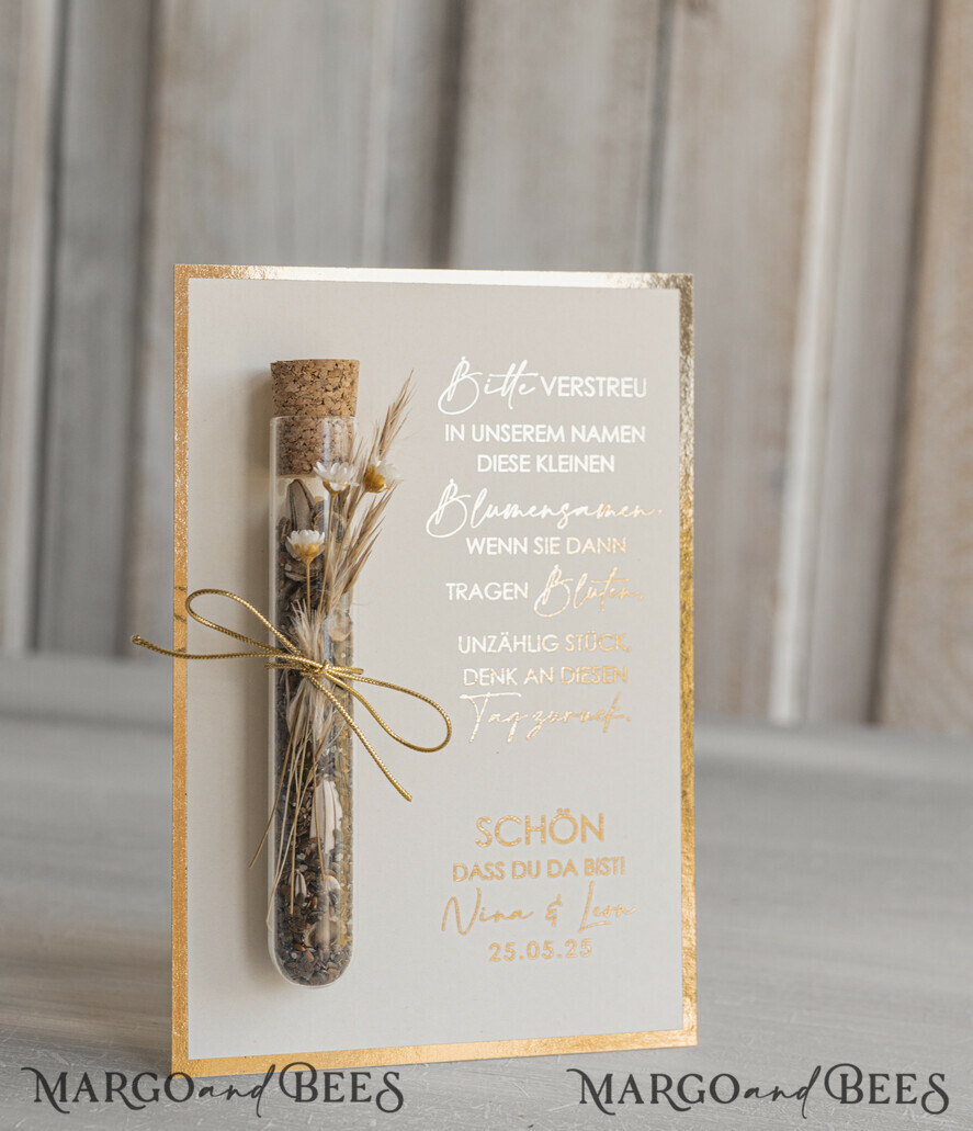 WEDDING FAVORS gastgeschenke hochzeit Personalisierte Gastgeschenke Hochzeit mit Blumensamen Reagenzglas, personalisiert Gastgeschenk Hochzeit Samen handgemachte Gastgeschenk Hochzeit Brautpaar