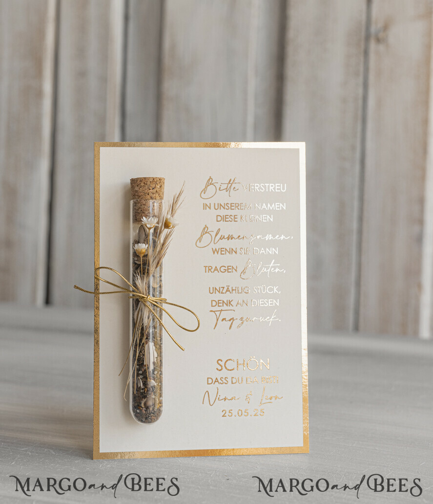 WEDDING FAVORS gastgeschenke hochzeit Personalisierte Gastgeschenke Hochzeit mit Blumensamen Reagenzglas, personalisiert Gastgeschenk Hochzeit Samen handgemachte Gastgeschenk Hochzeit Brautpaar