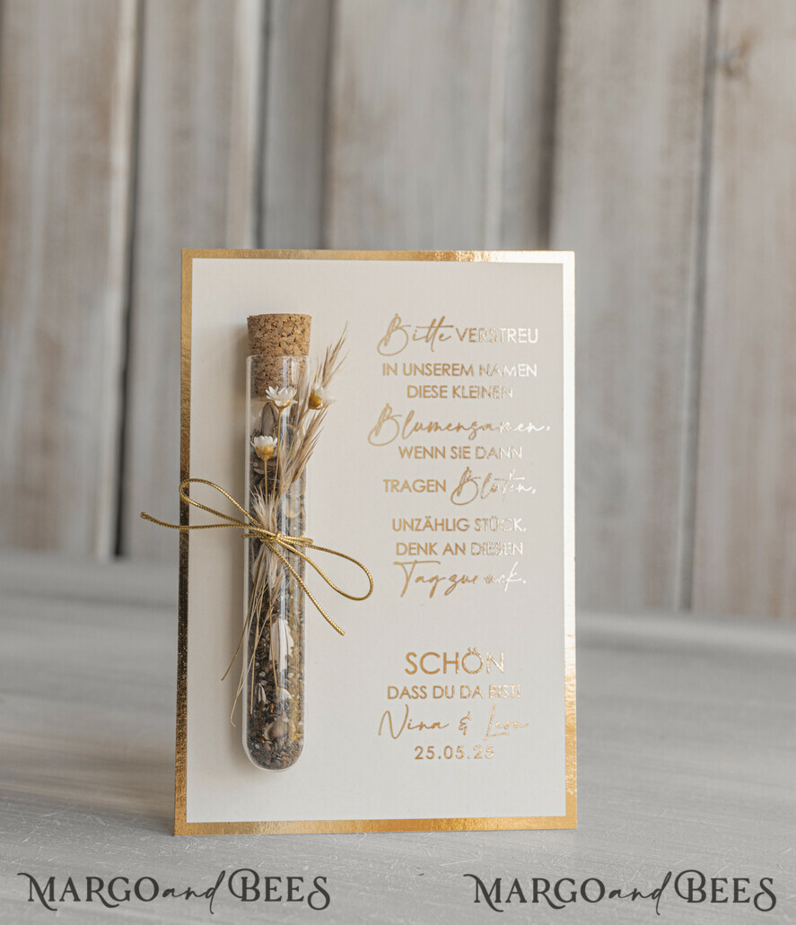 WEDDING FAVORS gastgeschenke hochzeit Personalisierte Gastgeschenke Hochzeit mit Blumensamen Reagenzglas, personalisiert Gastgeschenk Hochzeit Samen handgemachte Gastgeschenk Hochzeit Brautpaar