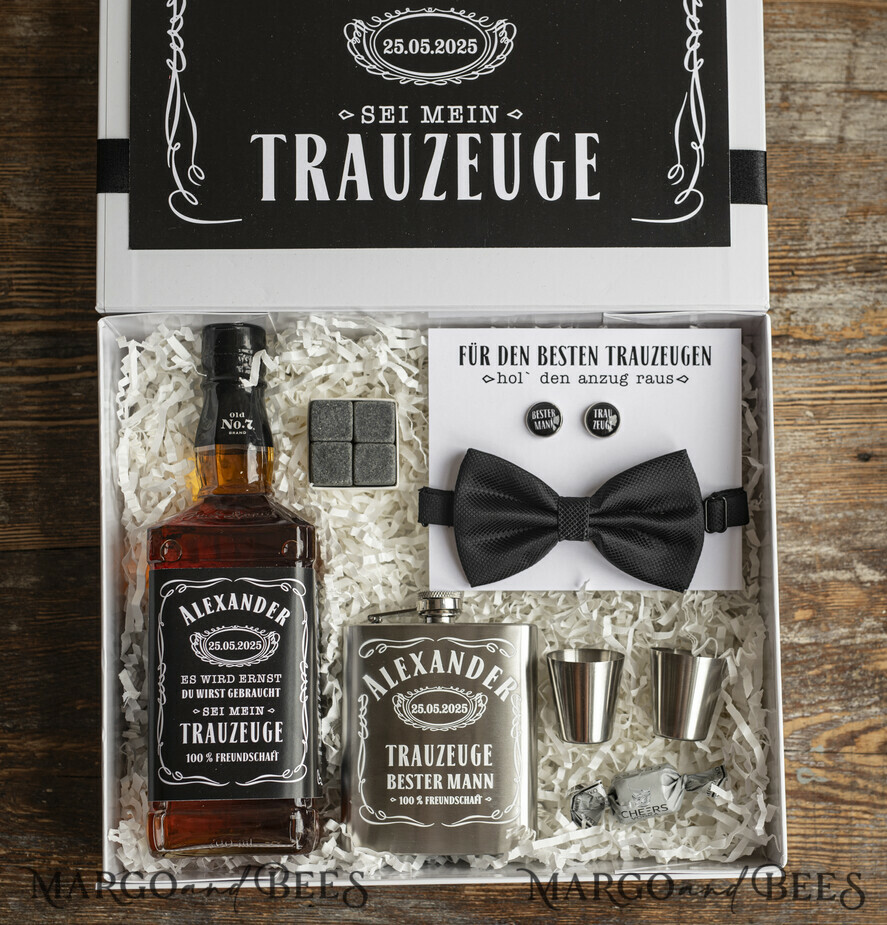 BRIDESMAID/BEST MAN BOX Trauzeuge Fragen Geschenkbox Trauzeuge Fragen Geschenkbox Willst du meinTrauzeuge sein