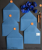 WEDDING INVITATIONS Velvet Envelopes  navy envelopes for invitations with velvet liners, a7 handmade  Envelopes with velvet liner for Wedding cards8