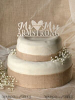 CAKE TOPPER RUSTIC wedding cake topper, wooden5