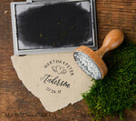 wooden stamp, couple stamp3