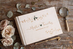WEDDING GUEST BOOKS Instax Instant Photo Book Presonalised Wedding Guest Book, Wooden Instant Photo Book • LoveBirds Rustic Instax Wedding Photo Guestbook8