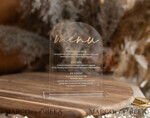 TABLE DECOR SIGNS Acrylic table decor Numbers Acrylic Arch Table menu, Clear Acrylic and gold Sign, Gold Plexi Table Numbers, Luxury Wedding Table Decor, Wedding Signage Golden table numbers, editable text 24