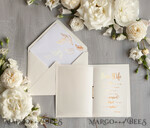 WEDDING VOWS Acrylic Clear Gold Personalized Wedding vows card4