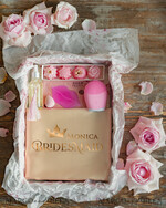 BRIDESMAID/BEST MAN BOX BRIDESMAID THANK YOU Thank You Box Bridesmaid Gold Blush thanks box gratitude gift box robe beauty set maid of honor13