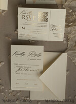 WEDDING INVITATIONS embossed invites  Bespoke Embossed Blind Ivory Gold Wedding Invitation, Golden Ecru deboss Floral Wedding Invitation, Modern Garden Debossed Invitation suite, Cotton paper wedding invitation suite, Wedding Invitations golden27