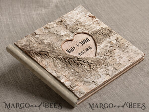 WEDDING GUEST BOOKS Wooden Rustic Guestbooks Wooden Album Boho Photo Booth Engraved Wood Book Boho Instant Photo Book