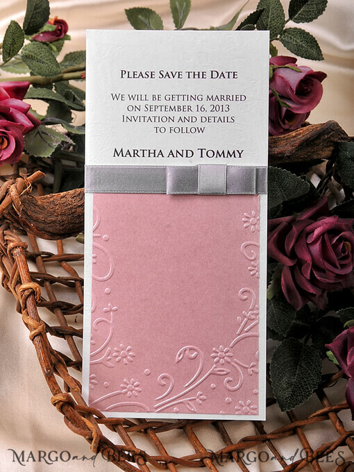 SAVE THE DATES romantic Save the date customized set