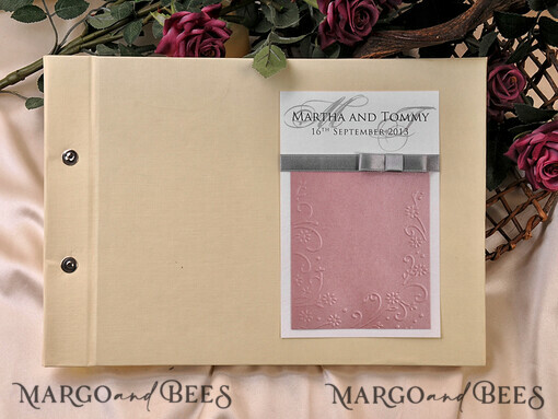 WEDDING GUEST BOOKS romantic Preonalised wedding Guestbook