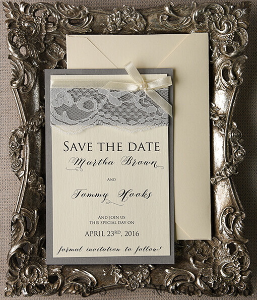 SAVE THE DATES rustic Unique Save the Date, country
