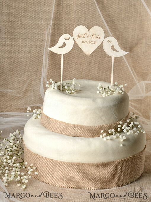 CAKE TOPPER RUSTIC topper, rustic