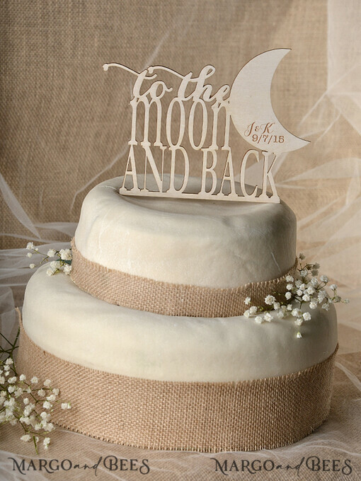 CAKE TOPPER RUSTIC wedding cake topper, vintage