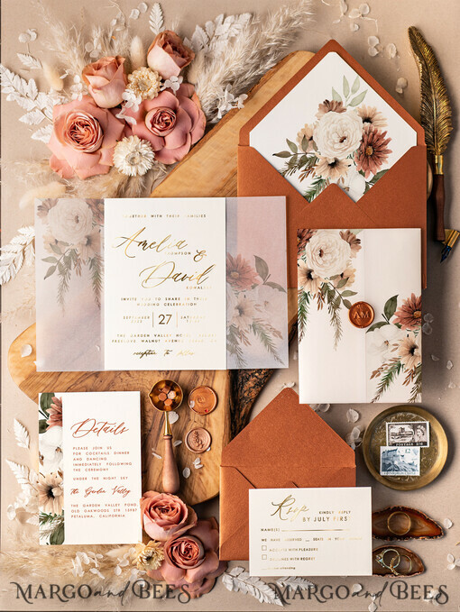 WEDDING INVITATIONS Gold / Roségold / Silber / Glitzer 