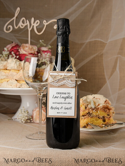 DRINKS LABELS Rustic wine label