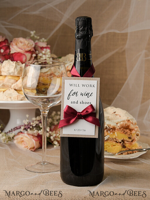 DRINKS LABELS Rustic wine label