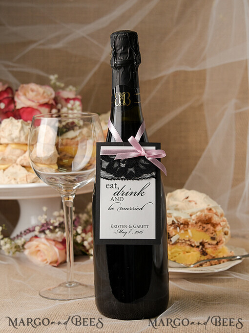 DRINKS LABELS Rustic prosecco label