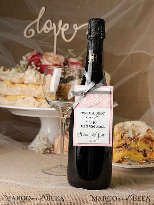 DRINKS LABELS Rustic drink labels