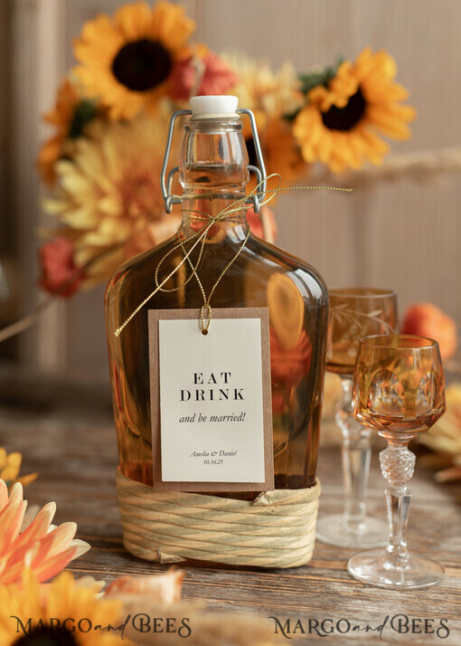 DRINKS LABELS Rustic prosecco label