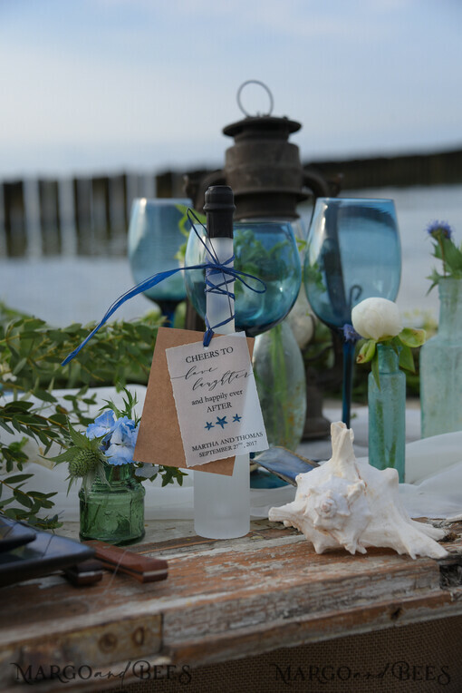 DRINKS LABELS BEACH prosecco label