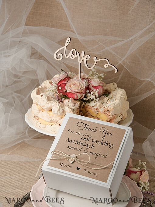 CAKE BOX RUSTIKAL  
 angepasste Favoritenboxen