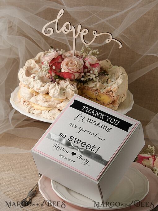 CAKE BOX RUSTIC wedding cake box