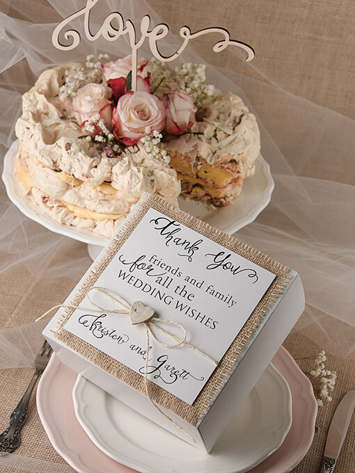 CAKE BOX RUSTIC wedding cake boxes