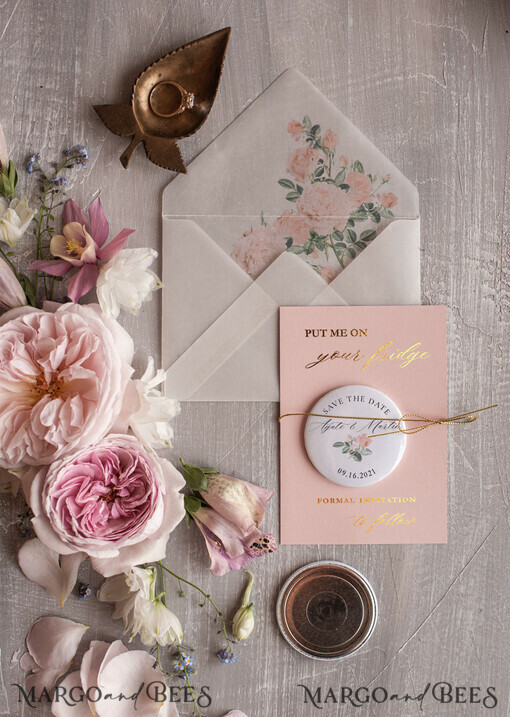 SAVE THE DATES rustikale Boho-Magnete Magnet
