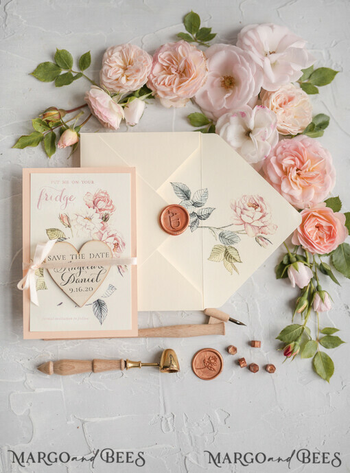 SAVE THE DATES rustikale Boho-Magnete Rustikales Herz Magnet, Fabelhaft