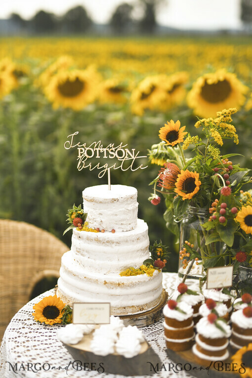 CAKE TOPPER wood wedding cake topper, lasercut wooden cake topper