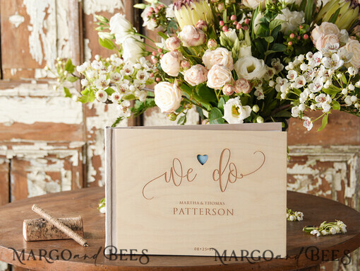 WEDDING GUEST BOOKS Rustic Wooden Engraved PhotoAlbum Preonalised wedding Guestbook, Rustic Instant Photo Book  Wood Wedding Photo Guestbook