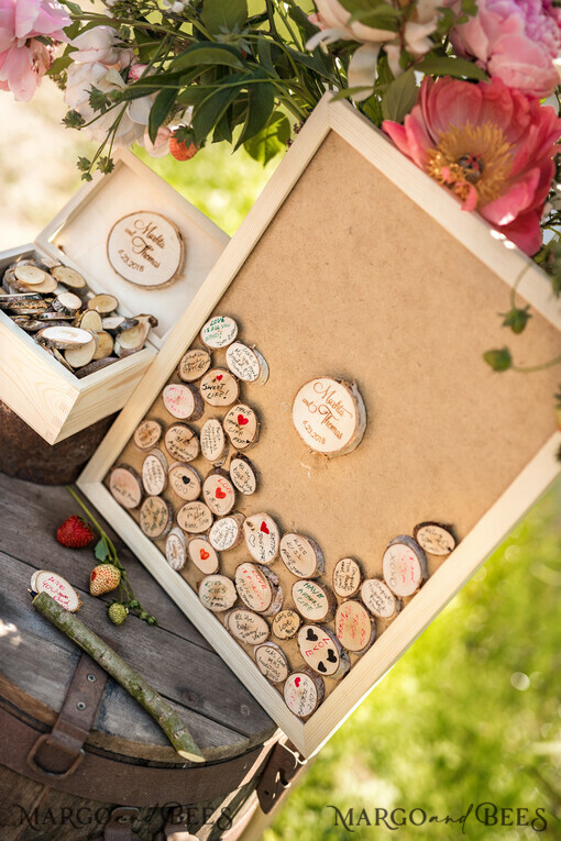 WEDDING GUEST BOOKS Alternative Presonalised Wedding Guest Book, modern