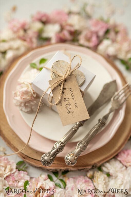 WEDDING FAVORS Wedding Favor Boxes wedding Favors, personalized box with tag