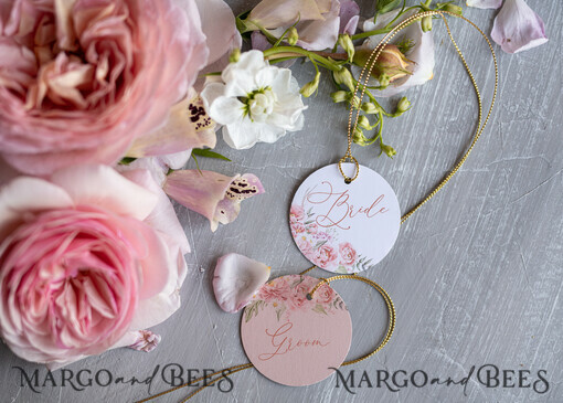 PLACE CARDS / TABLE CARDS Romantic Boho/ Botanical/ Floral Elegant Rose Wedding Place Cards, Romantic Blush Pink Wedding Place Cards, Luxury Wedding Cards, Handmade Wedding Cards