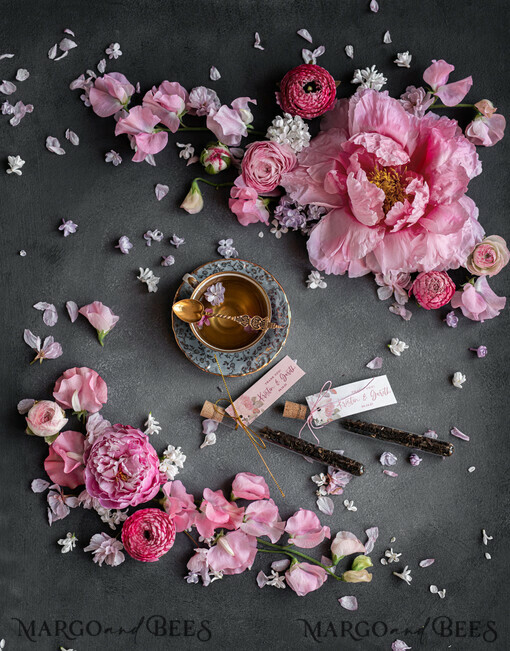 WEDDING FAVORS Wedding Favor Tea Bags  romantic wedding favors, tea coffee bags