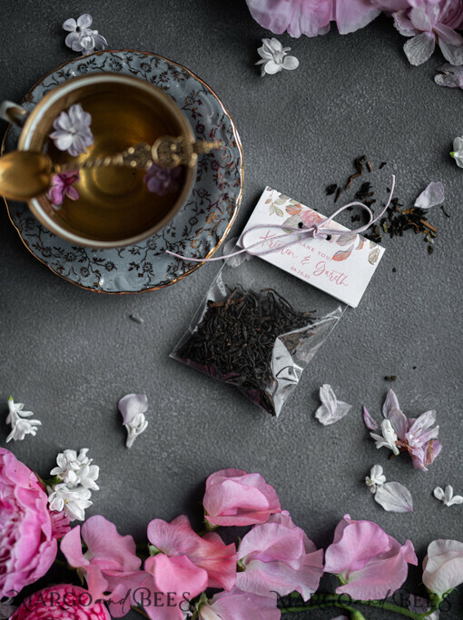 WEDDING FAVORS Wedding Favor Tea Bags  cute wedding favor cards, Personalized Tea Bag