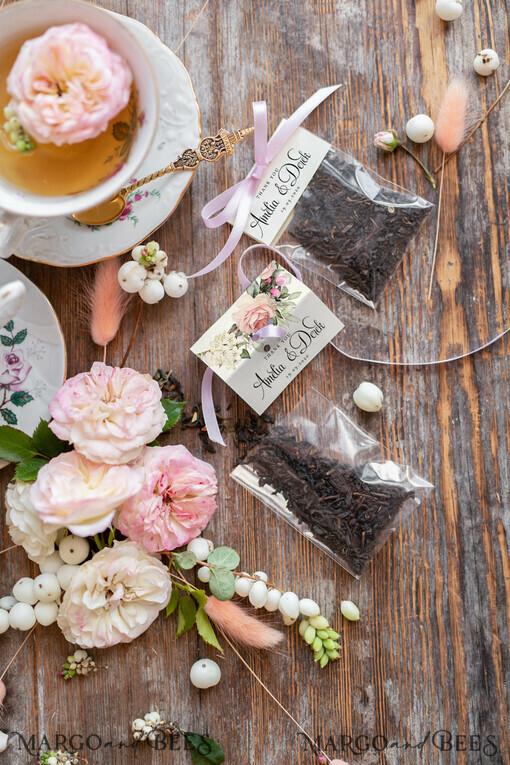 WEDDING FAVORS Hochzeitsgeschenk Tee Beutel Hochzeitsgeschenk: Personalisierte Teebeutel für Ihre Gäste