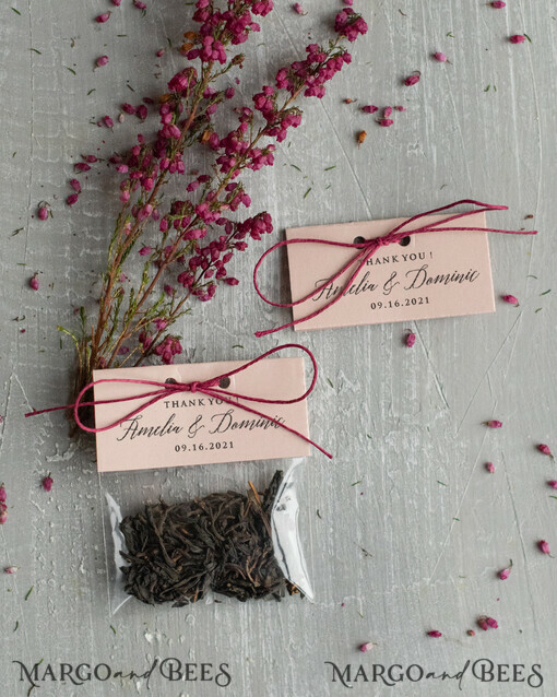 WEDDING FAVORS Hochzeitsgeschenk Tee Beutel Hochzeitsgeschenke, Dankeschön-Teebeutel