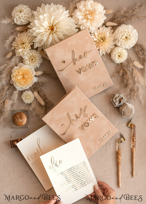 WEDDING VOWS Acrylic Clear Gold Bride and groom vow books, wedding vow books, personalized vow booklets, his and her vow books, custom wedding vow cases, bridal shower gift