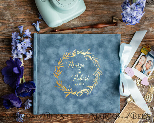 WEDDING GUEST BOOKS Velvet Instax Guestbook Luxury Instax velvet Wedding GuestBook Gold, Large Instant Wedding Guest Book, Polaroid velvet Guestbook