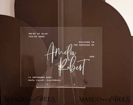 TABLE PLANS AND WEDDING WELCOME SIGNS clear acrylic Minimalistic Clear Acrylic Wedding Welcome Sign, Transparent Wedding Decor, Personalised Wedding Sign, Wedding Board, Welcome Wedding Board 