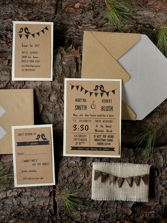 WEDDING INVITATIONS forest / Mountains / woodland theme Exceptional wedding invitations, rustic invites 19/wood/z