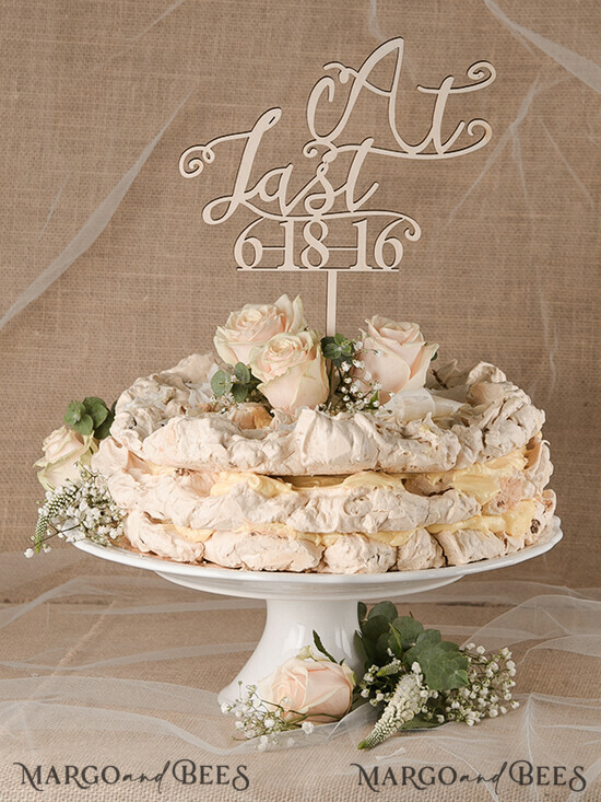 CAKE TOPPER RUSTIC wedding cake topper, wooden 01/rus1/CT