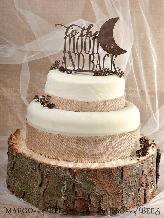 CAKE TOPPER RUSTIC topper, wooden 02/rusC/ct